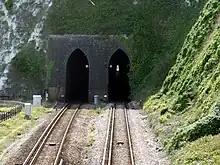 Shakespeare Tunnel's eastern portal