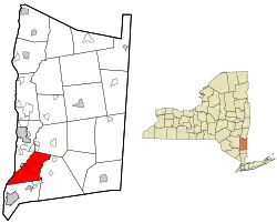 Location of the Town of Wappinger, New York