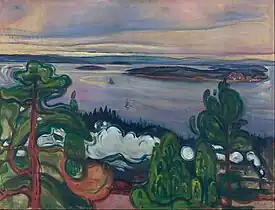 Train Smoke, 1900, 84 cm × 109 cm (33 in × 43 in), Munch Museum, Oslo