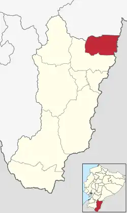 Cantons of Zamora Chinchipe Province