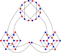 The chromatic number of the Ellingham–Horton 54-graph is&nbsp;2.