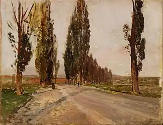 Boulevard of Poplars near Plankenberg (c.1890)