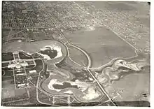 Aerial view Wascana Lake