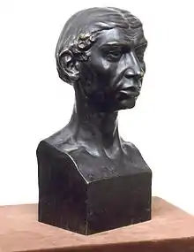 Bust of Tersánszky (created by Vilmos Fémes Beck)