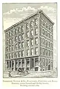 Thorndike Nurse & Company Building, 1882, SE Corner of Larner and Shelby.
