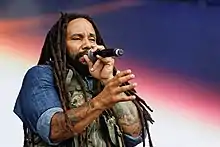 Ky-Mani Marley at the Vieilles Charrues Festival, Carhaix, 2014