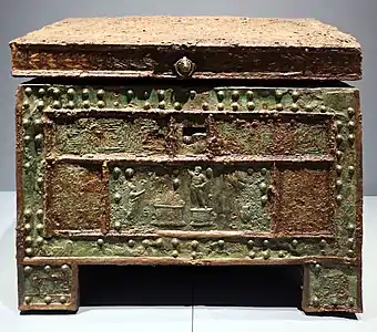 An arca, a strongbox of safe, also from Pompeii