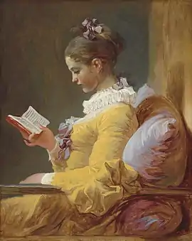 A Young Girl Reading (c. 1770), oil painting by Jean-Honoré Fragonard