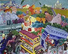 Gino Severini, 1911, Souvenirs de Voyage (Memories of a Journey, Ricordi di viaggio), private collection
