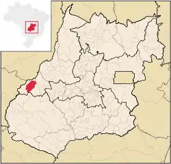 Location in Goiás state