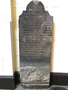Gravestone for two crew members, HMS&nbsp;Shannon, 1813