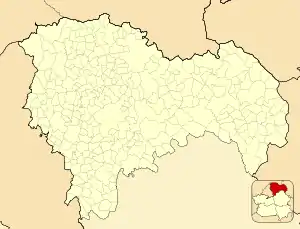 Tendilla, Spain is located in Province of Guadalajara