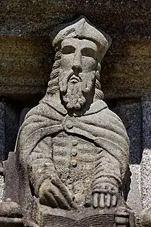 St Matthew in his niche