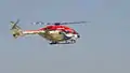 HAL Dhruv of Sarang display team at Aero India 2011