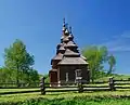 Wooden Church of Saint Nicholas in Habura (seen from the east)