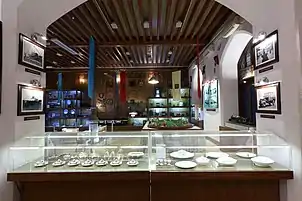 Artifacts displayed in the gallery