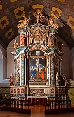 Altar and altarpiece of Vår Frue kirke