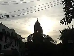 Backlighting photograph of San José de los Obreros church