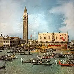 One of Canaletto's views of Venice