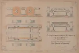 Carret designed for meteorite transport