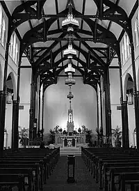 Interior of St. Mary Cathedral Basilica in downtown Galveston