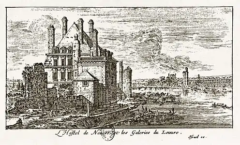 View of the grand pavilion from the east (1652)