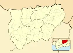 Jamilena is located in Province of Jaén (Spain)