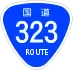 National Route 323 shield