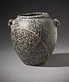Jar with lug handles; c.&nbsp;3500–3050&nbsp;BC; diorite; height: 13&nbsp;cm; Los Angeles County Museum of Art (US)