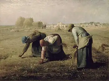 The Gleaners; by Jean-François Millet; 1857; oil on canvas; 0.84 x 1.12 m; Musée d'Orsay