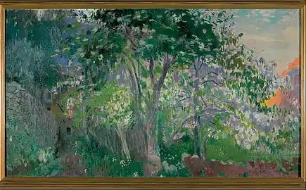 The Big Tree, Sa Calobra (1903). 98 × 174&nbsp;cm. Fundación Banco Santander.