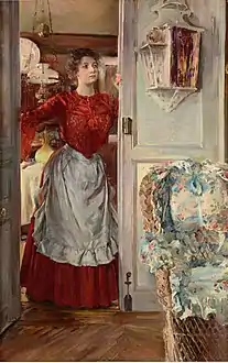Young Lady in the Doorway (c.1895)