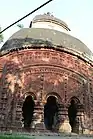 Hat Basantapur: Joy Chandi temple built in 1734 (in picture), with terracotta panels, dilapidated pancha ratna temple, Jora Shiva temple etc.
