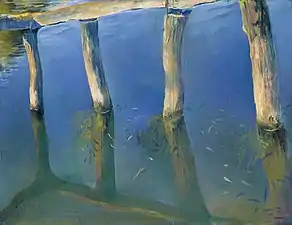 Animals: Fish; 1908, pastel on paperboard, 82 × 63&nbsp;cm, National Museum, Poznań.