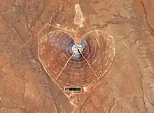 Khi Solar One, 50&nbsp;MW, 180 GWh, solar power tower thermal plant