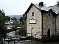Breadalbane Visitor Centre, now Killin Water Mill, looking south east across the Falls of Dochart.