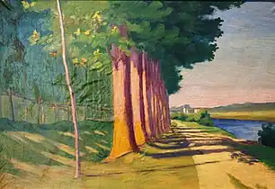 Trees on the Banks of the Quai de la Gourdine