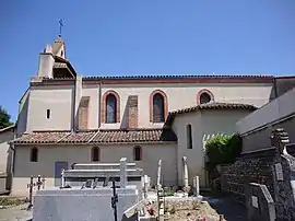 The church in La Salvetat-Saint-Gilles
