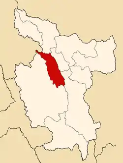 Location of Huallaga in the San Martín Region