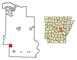 Location in Lonoke County, Arkansas
