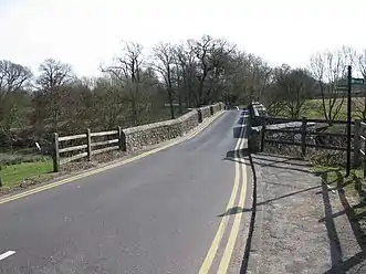 Looking south-east across the bridge