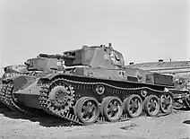 A Toldi tank in Budapest, Hungary, 1943