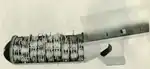 500&nbsp;lb M29 cluster bomb with ninety M83 submunitions inside it