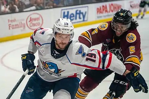 Mackenzie MacEachern during the 2022 Calder Cup Finals (2).jpg