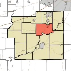 Location in Morgan County