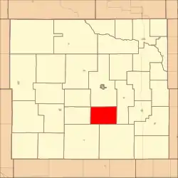 Location in Custer County