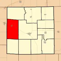Location in Jasper County