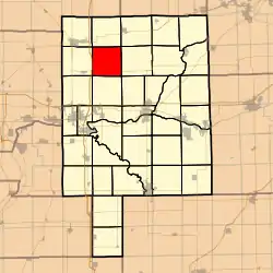 Location in LaSalle County