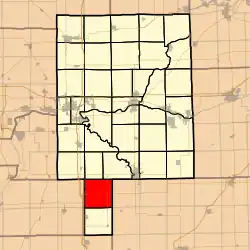 Location in LaSalle County