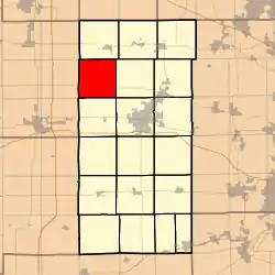 Location in DeKalb County